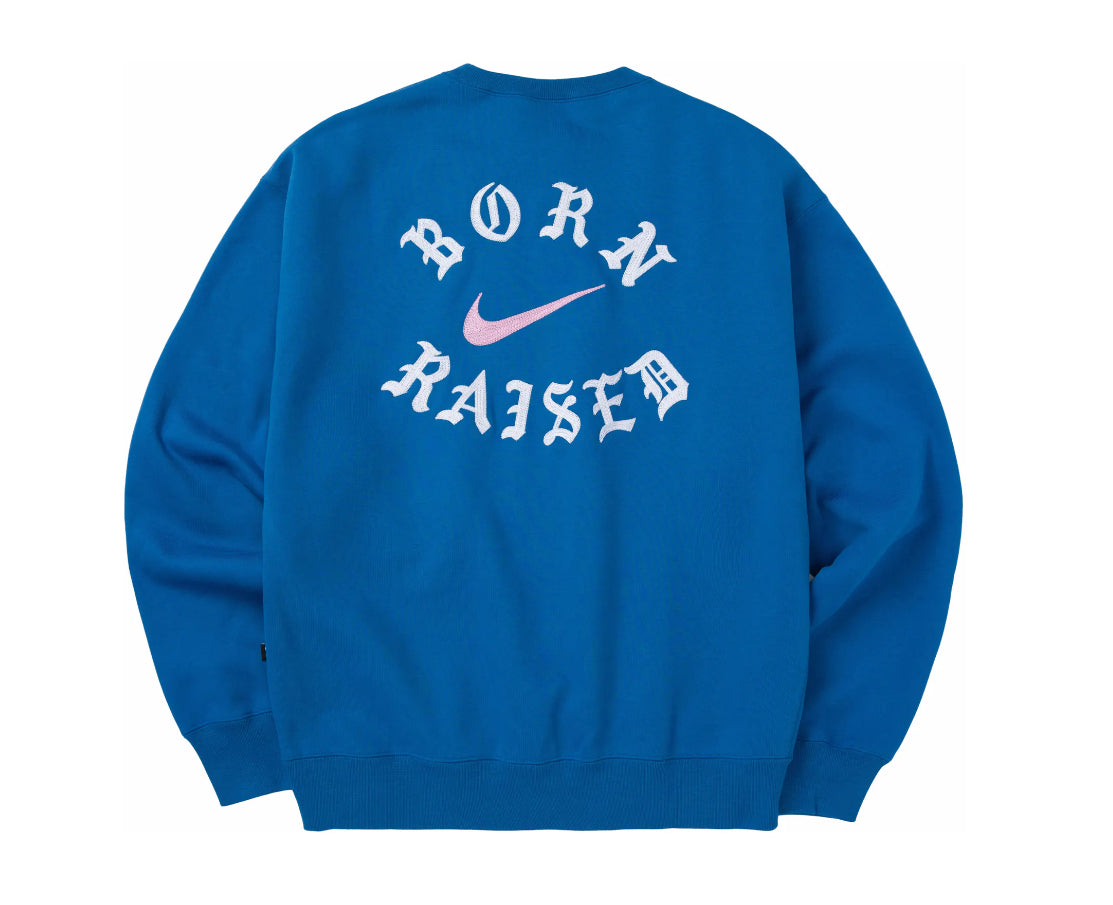 Nike SB Born x Raised Crewneck Sweatshirt Blue