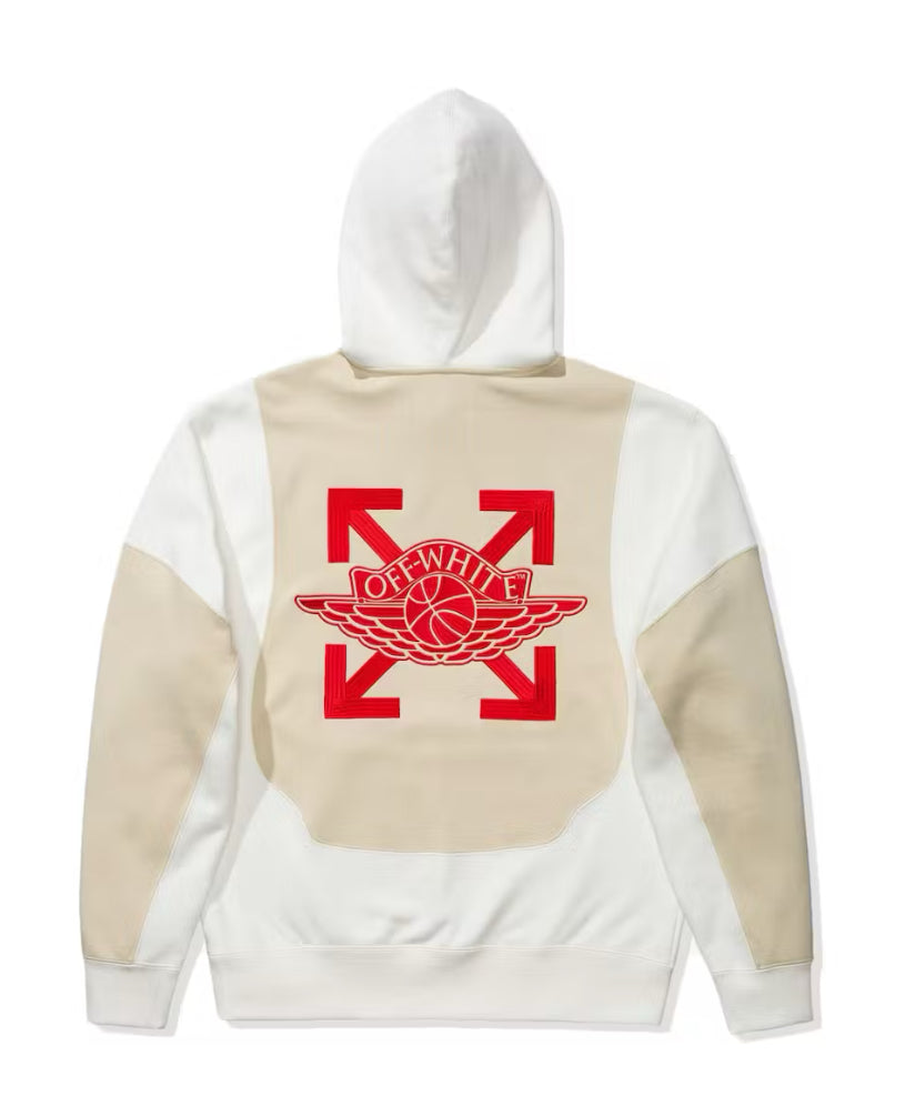 Off White x Jordan Hoodie White