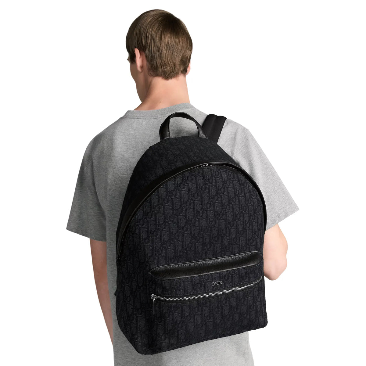 Christian Dior Oblique Rider Backpack Black
