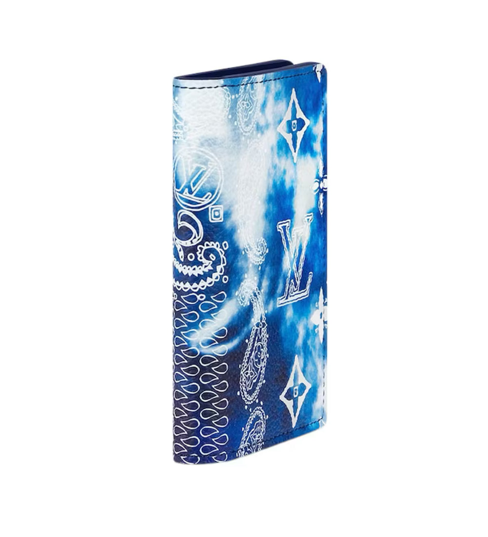 Louis Vuitton “Bandana Blue” Pocket Organizer Wallet