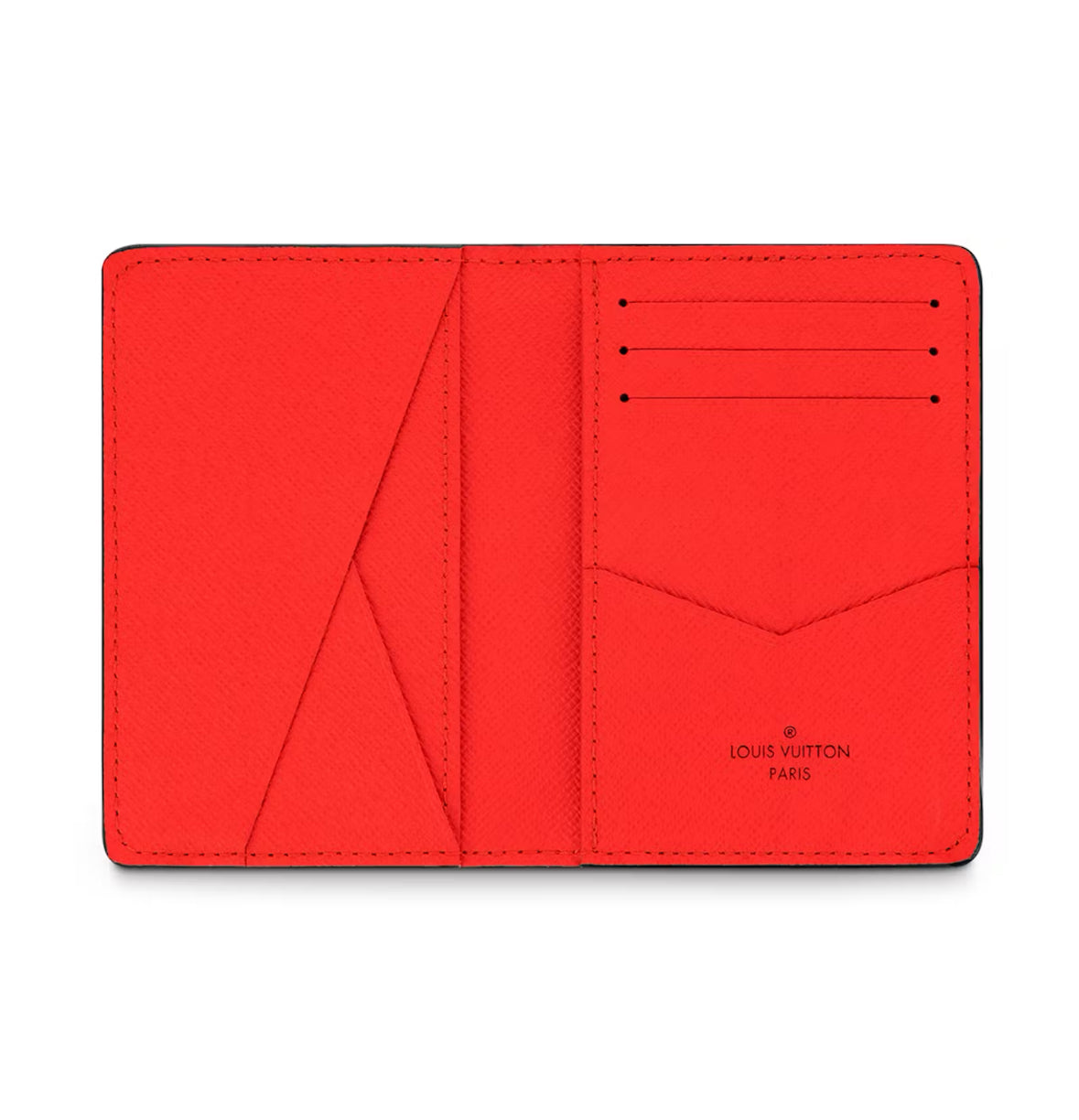 Louis Vuitton “Monogram Red” Pocket Organizer Wallet