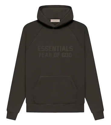 Fear of God Essentials Hoodie Off Black