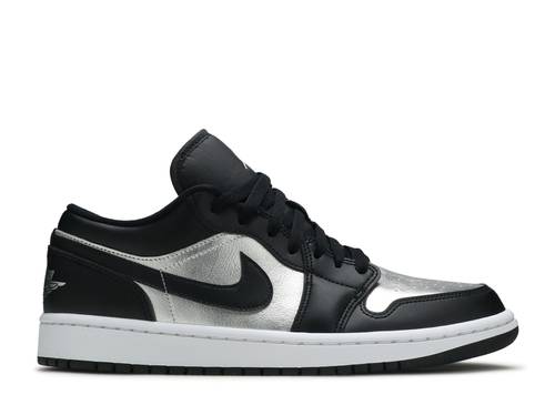 Jordan 1 Low SE Black Metallic Silver (W)