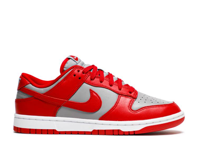 Nike Dunk Low Retro Medium Grey Varsity Red UNLV (2021) (USED)