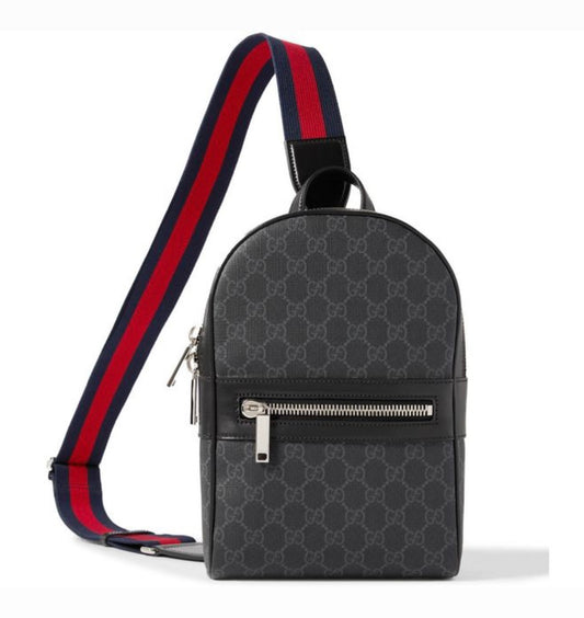 Gucci GG Canvas Black Crossbody Bag
