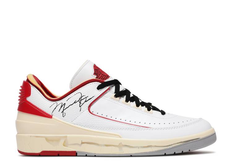 Jordan 2 Retro Low SP Off-White White Red (USED)