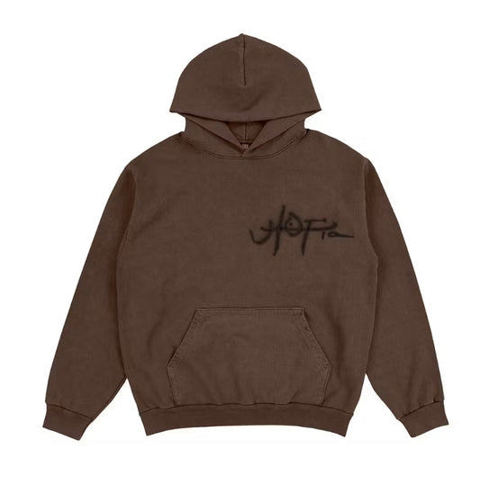 Travis Utopia A2 Brown Hoodie