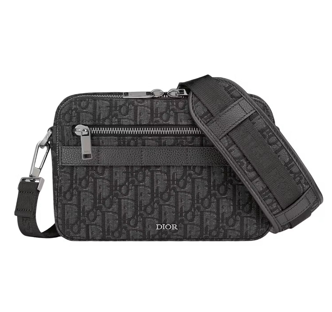 Dior Oblique Safari Messenger Bag Black