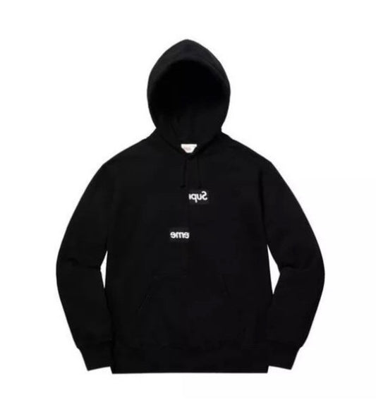 Supreme CDG Box Logo Hoodie Black