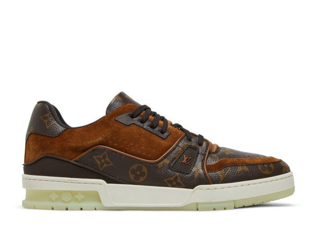 Louis Vuitton Trainer Brown Monogram Suede (USED)