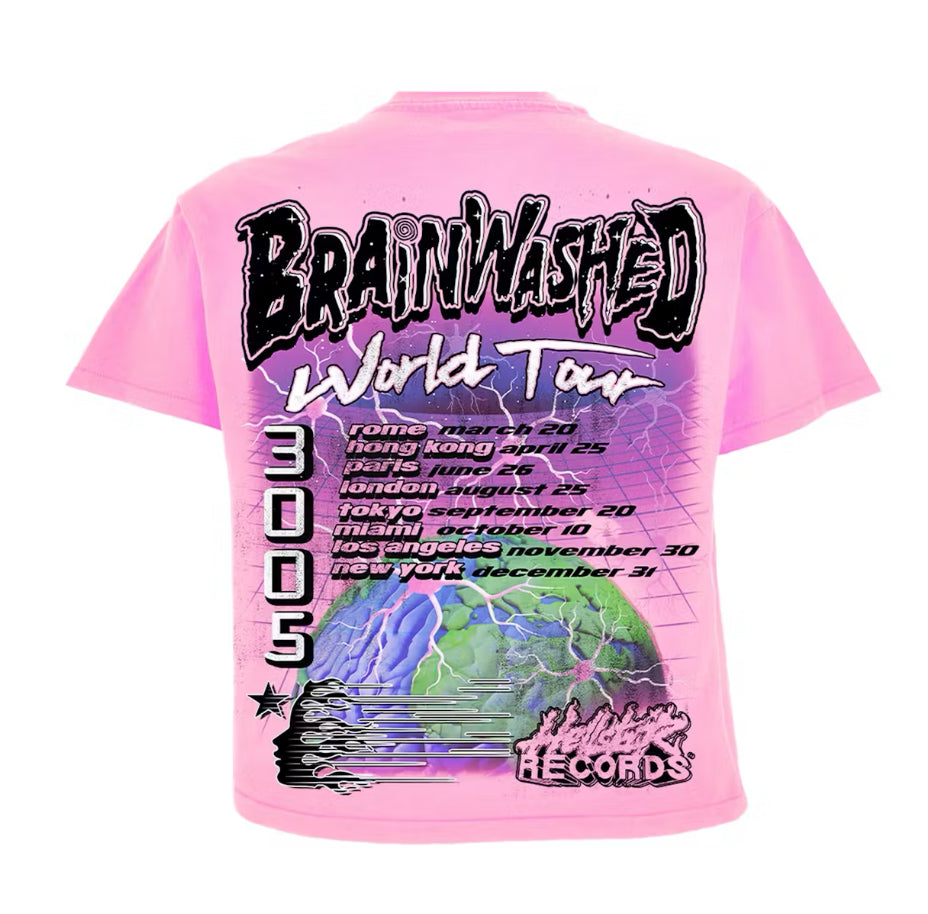Hellstar Brainwashed Tee Pink