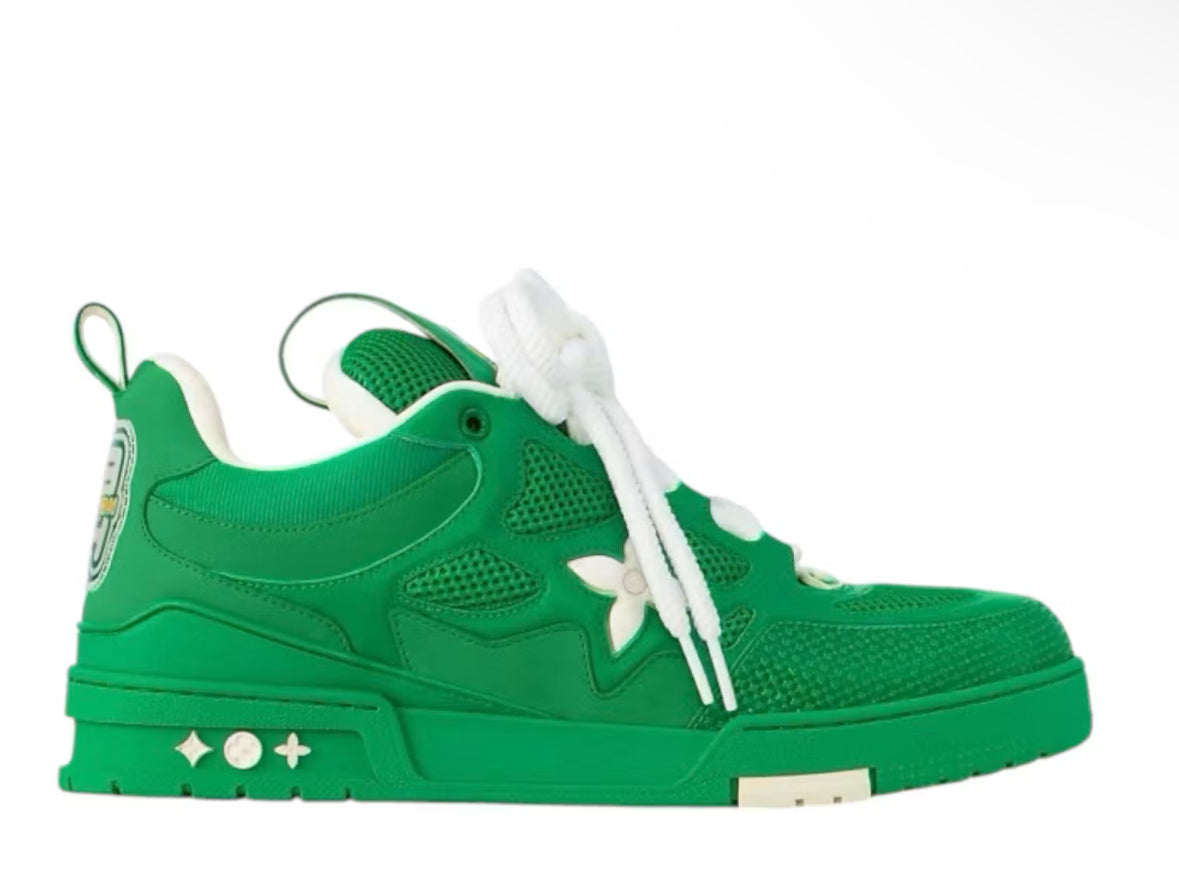Louis Vuitton Skate Green White