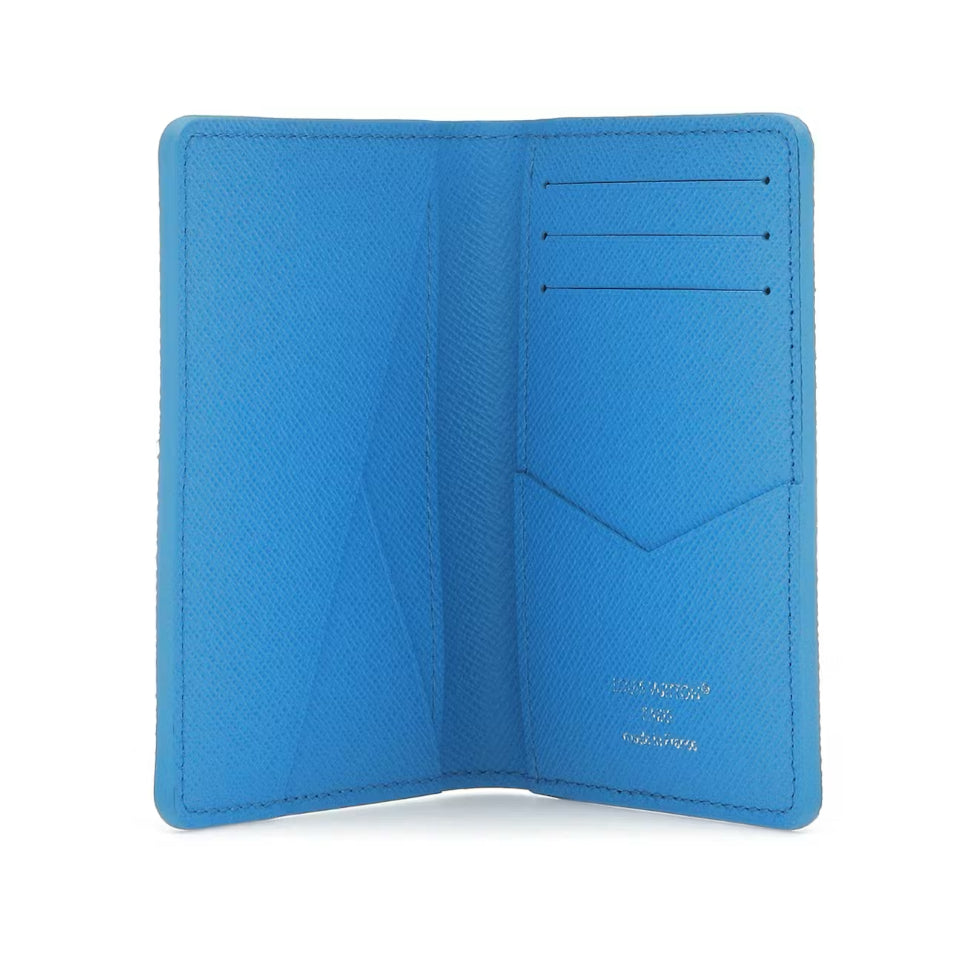 Louis Vuitton “Blue Lagoon” Pocket Organizer Wallet