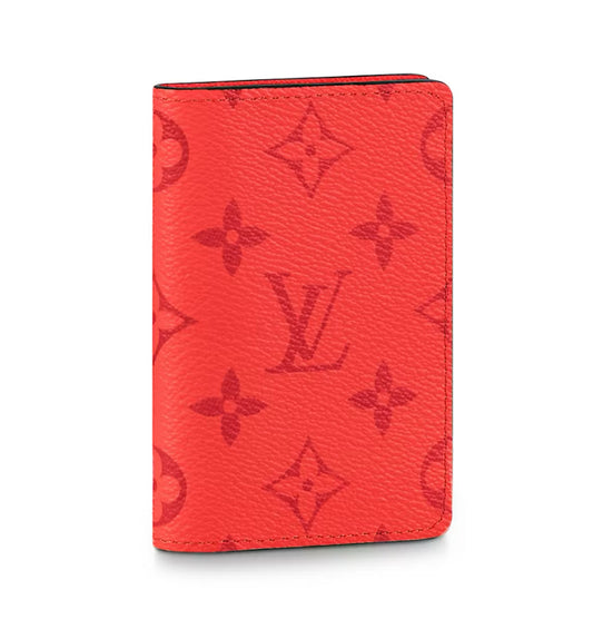 Louis Vuitton “Monogram Red” Pocket Organizer Wallet