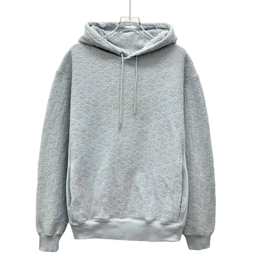 Dior Oblique Grey Towel Hoodie