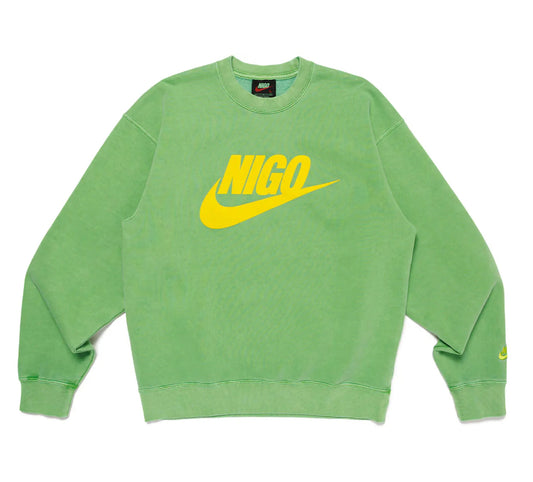 Nike X Nigo NRG Fleece Crew Sweatshirt Green