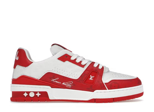 Louis Vuitton Trainer Signature Red (USED)