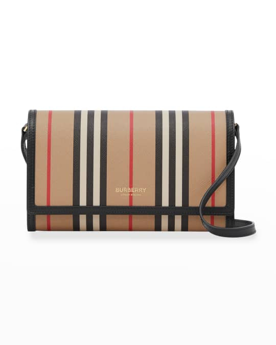 Burberry Hannah Icon Striped Crossbody Bag (Womens)
