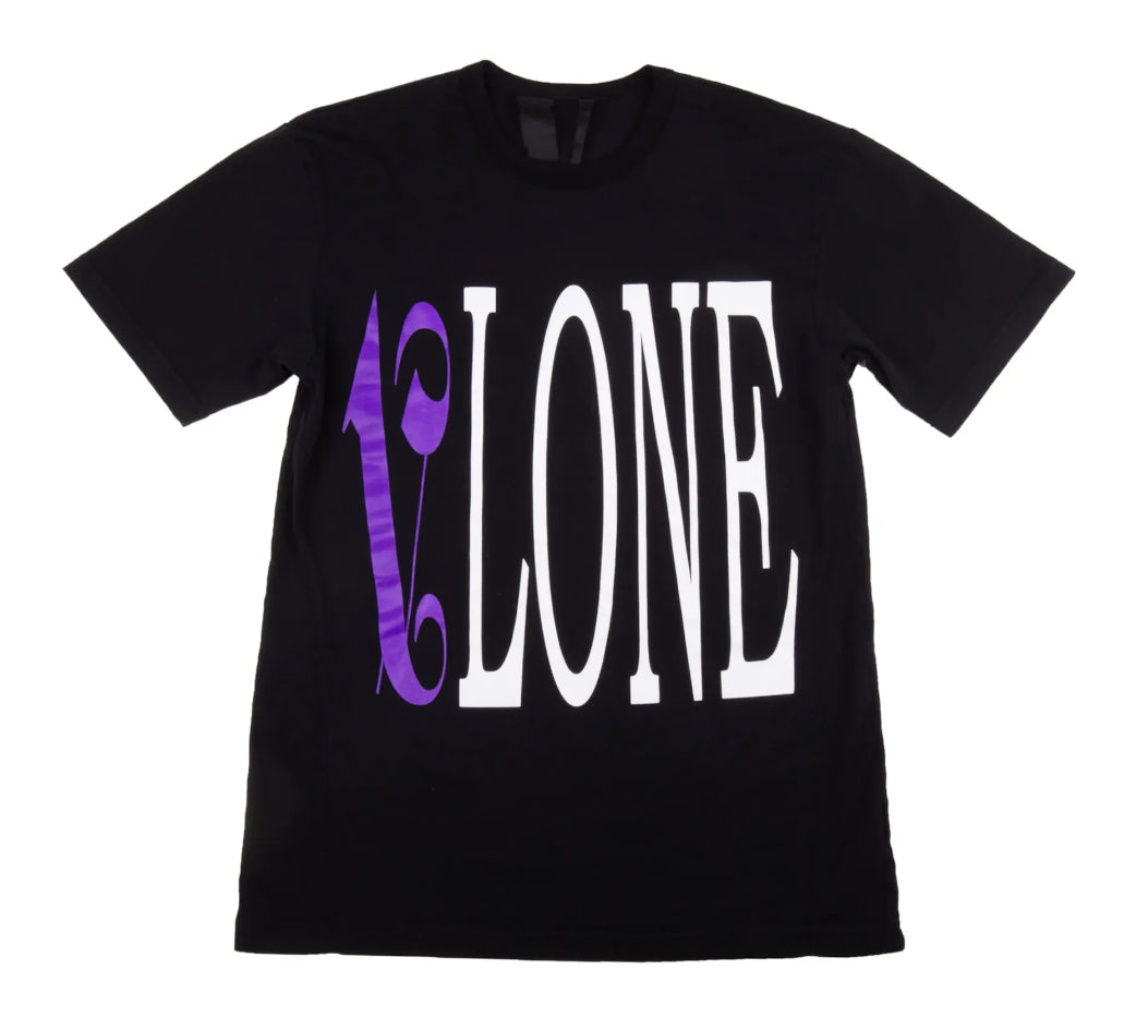 Vlone x Palm Angels Tee Black Purple