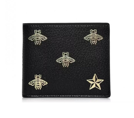 Gucci Bee Star Wallet Black