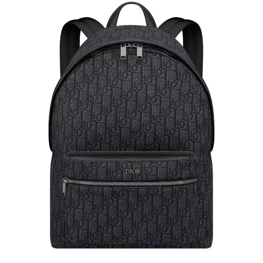 Christian Dior Oblique Rider Backpack Black