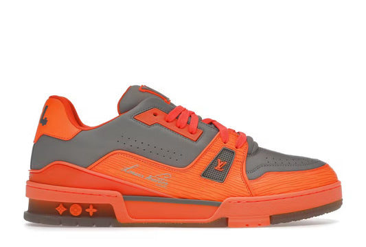 Louis Vuitton Trainer Orange Grey Virgil Collection