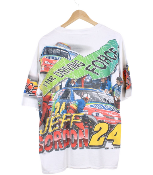 Jeff Gordon Nascar 90’s Vintage Racing Tee White