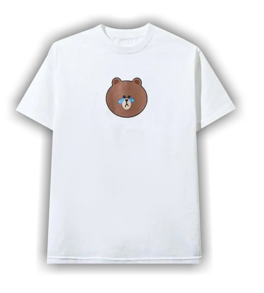 Anti Social Bear Brown Tee