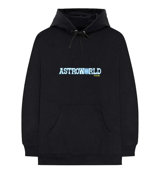 Travis Scott Astroworld Tour Launch Hoodie Black