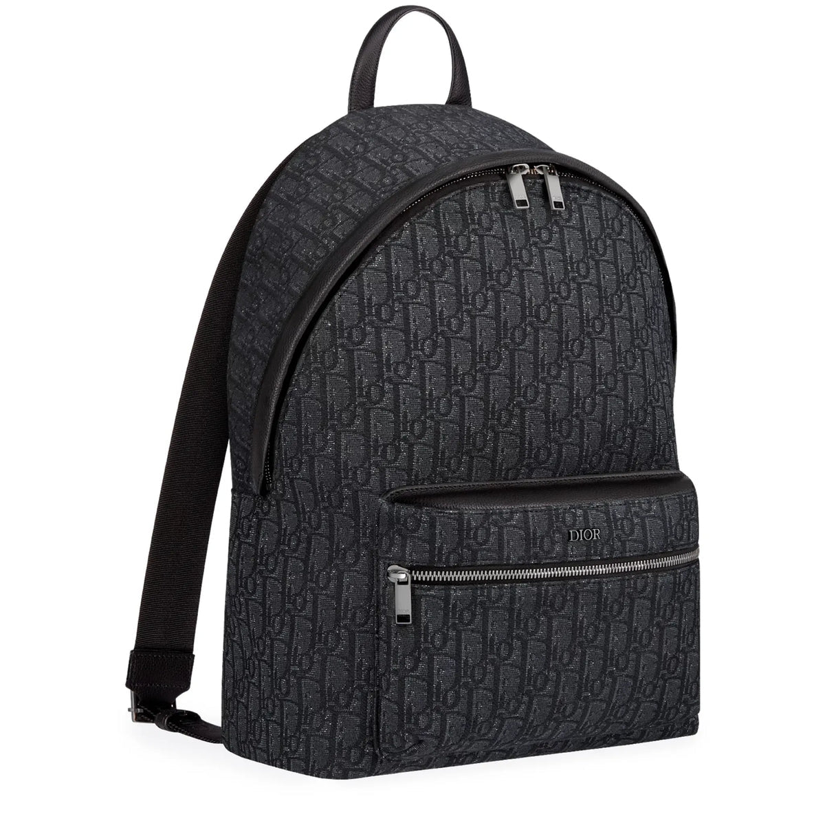 Christian Dior Oblique Rider Backpack Black