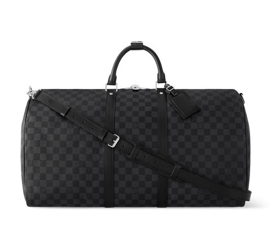 Louis Vuitton Duffel Bandoulliere Keepall 55 Damier Eclipse