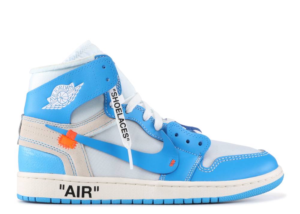 Jordan 1 Retro High Off-White University Blue (No Box) (USED)