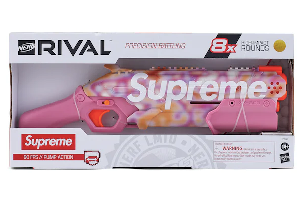 Supreme Nerf Rival Takedown Blaster Pink