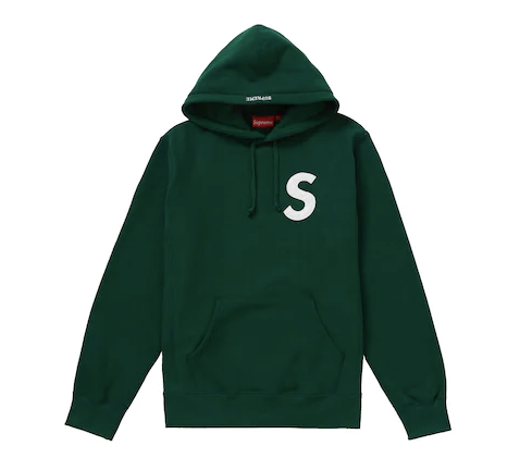 Supreme S Logo Hooded Sweatshirt (SS20) Men's Dark Green