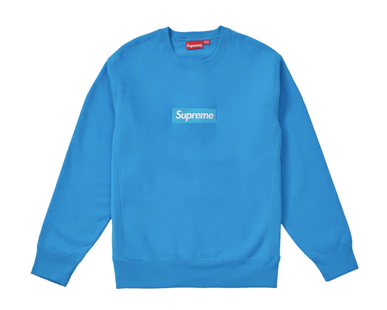 Supreme Box Logo Crewneck (FW18) Bright Royal