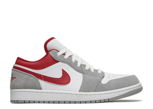 Jordan 1 Low SE Light Smoke Grey Gym Red