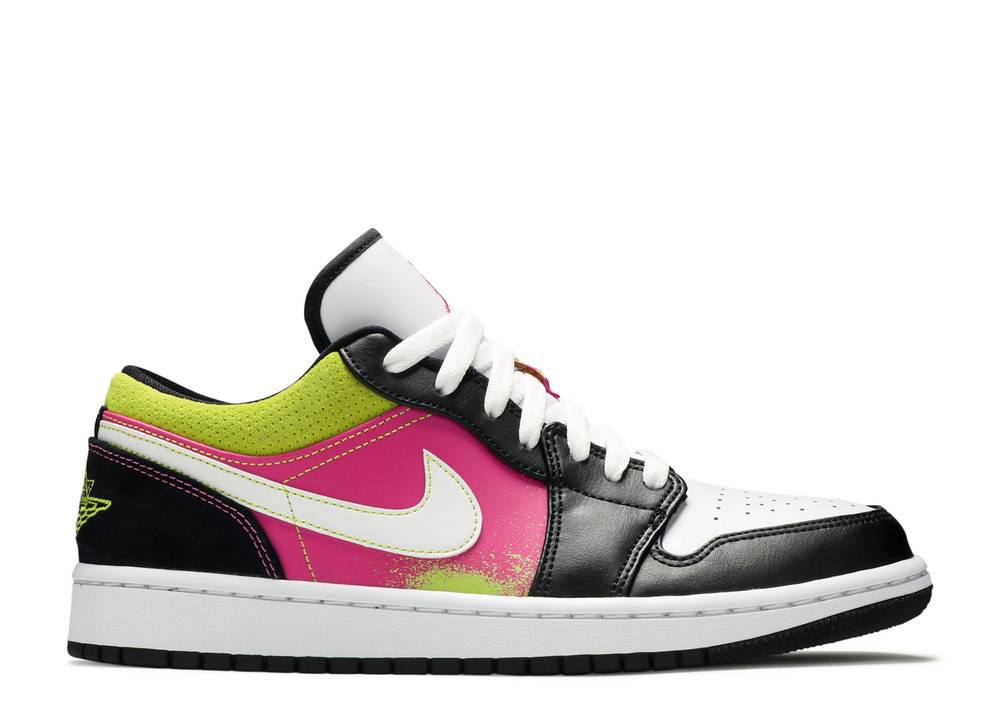 Jordan 1 Low Black Active Fuchsia Cyber (USED)