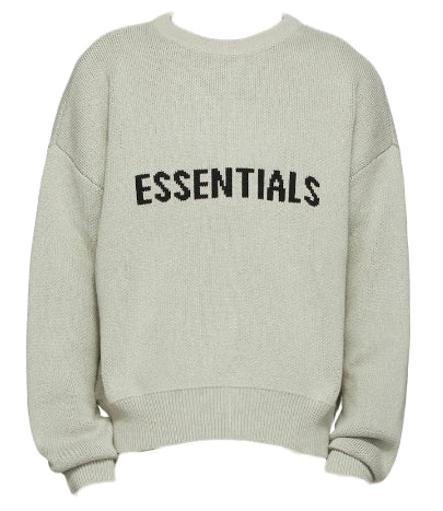 Fear of God Essentials SSENSE Exclusive Pullover Sweater Concrete