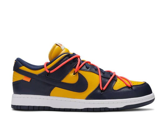 Nike Dunk Low Off-White University Gold Midnight Navy (USED)